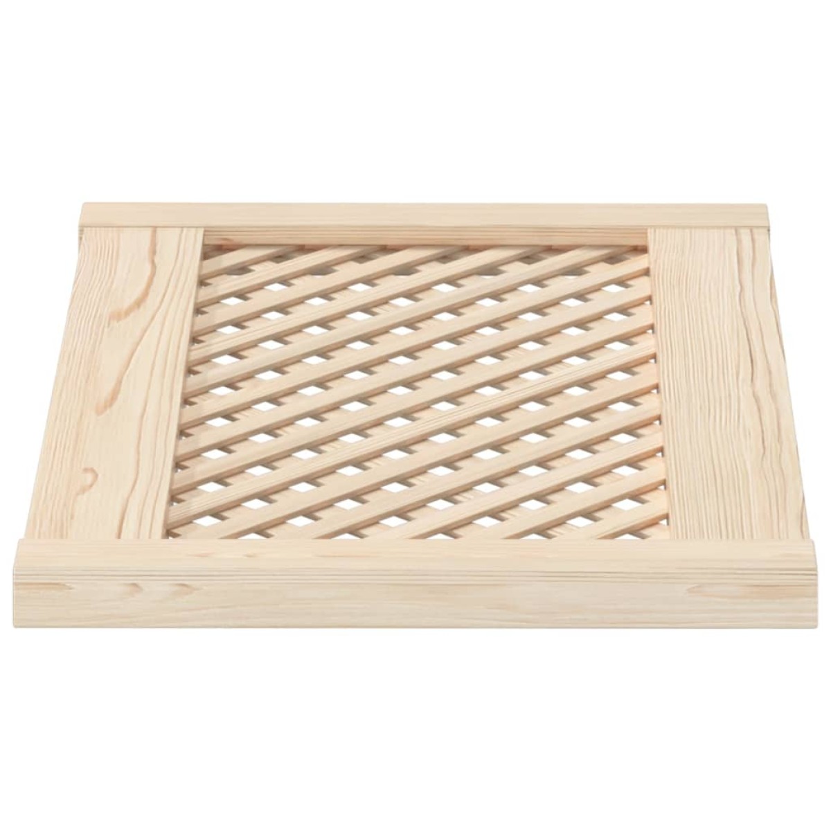 vidaXL Πορτάκια με Πλέγμα 2 Τεμ. 59,5x39,5 εκ. από Μασίφ Ξύλο Πεύκου