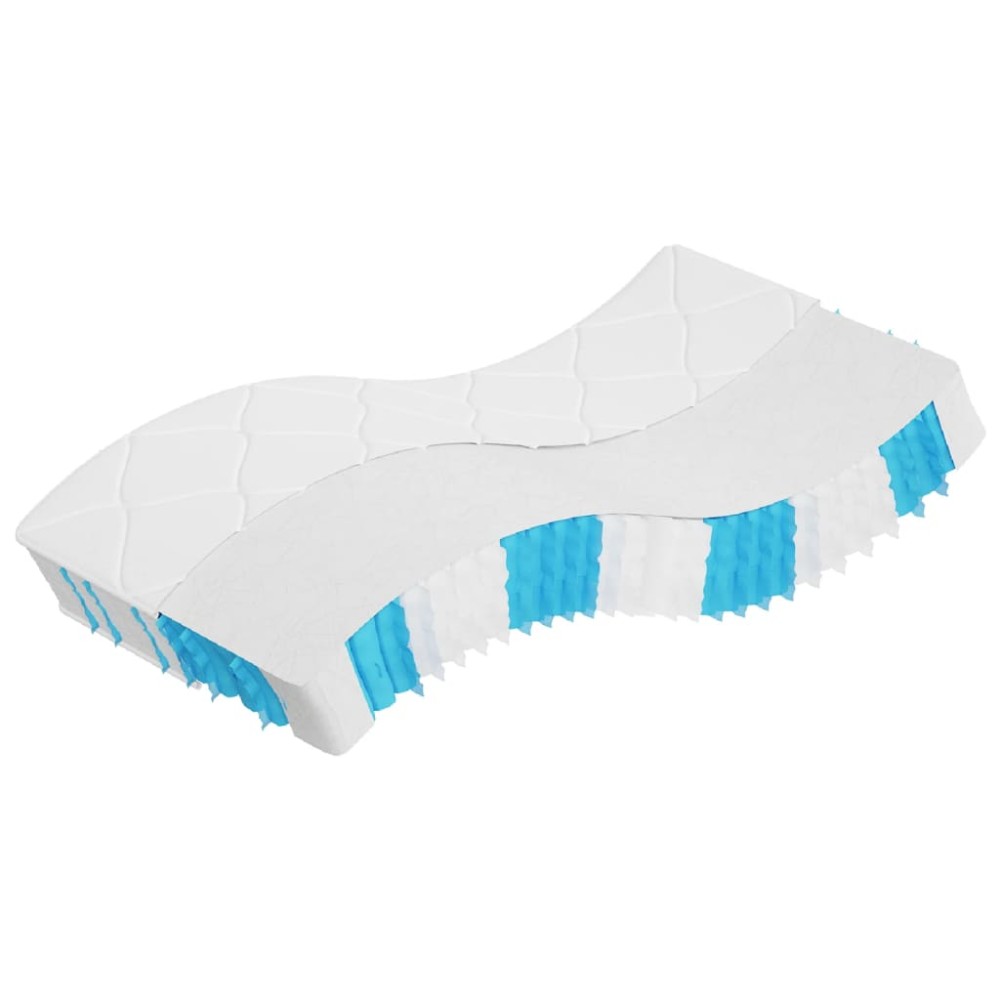 vidaXL Στρώμα με Pocket Springs Μεσαία Σκληρότητα 80x200 εκ.