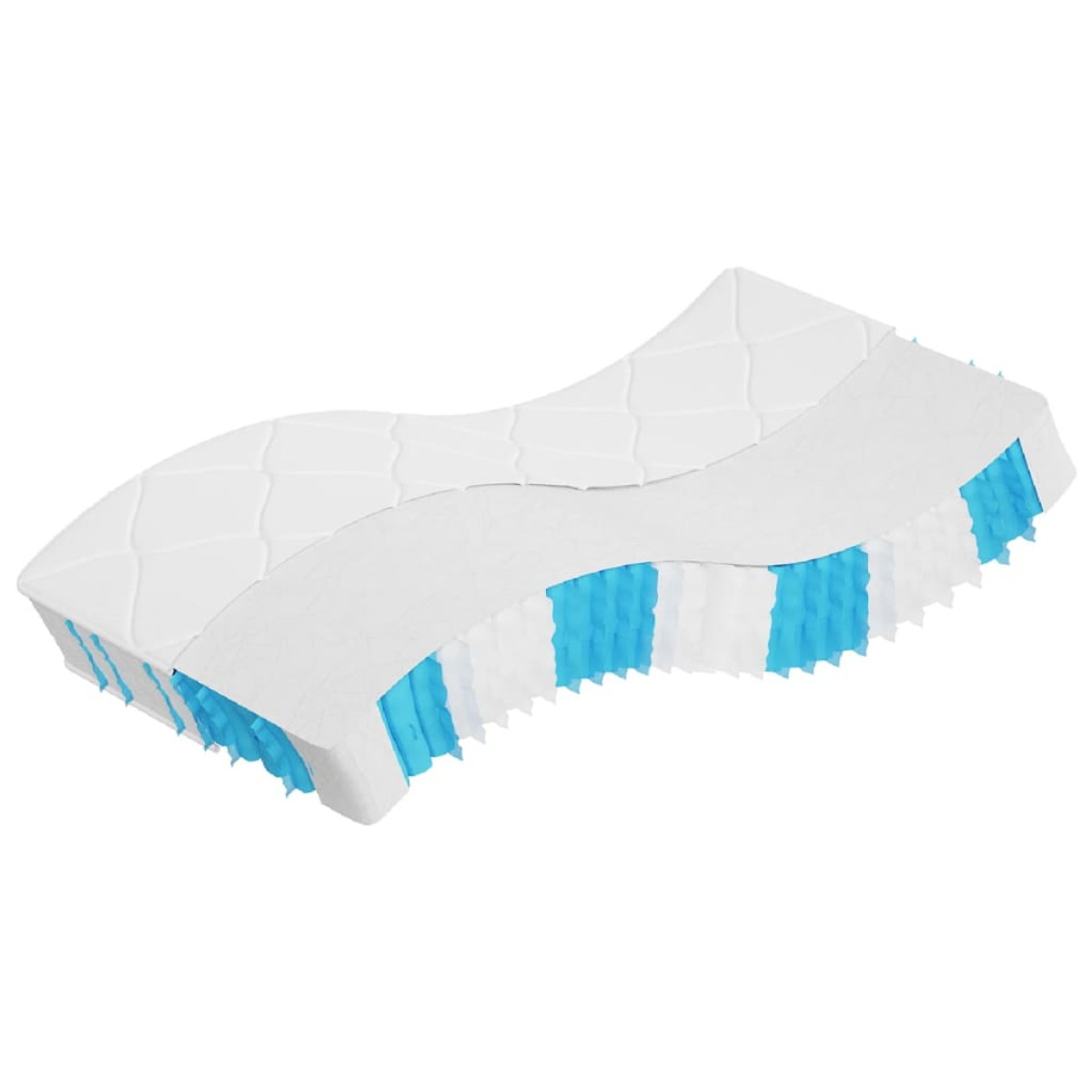 vidaXL Στρώμα με Pocket Springs Μεσαία Σκληρότητα 80x200 εκ.