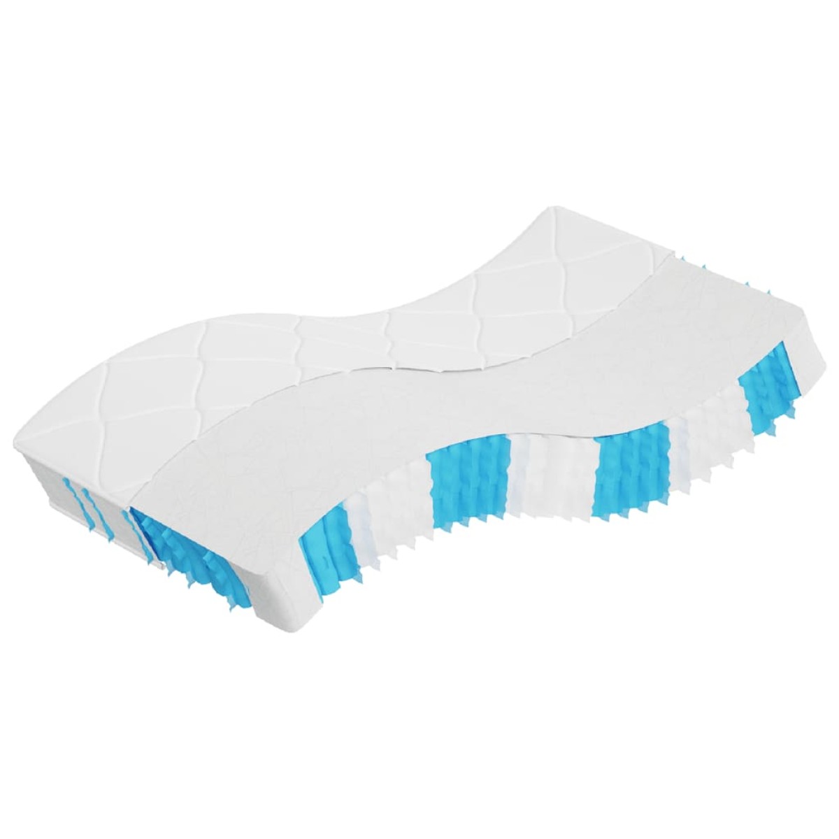 vidaXL Στρώμα με Pocket Springs Μεσαία Σκληρότητα 120x200 εκ.