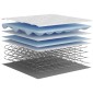 vidaXL Στρώμα με Pocket Springs Μεσαία Σκληρότητα 120x200 εκ.