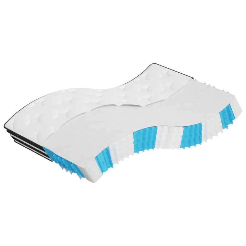 vidaXL Στρώμα με Pocket Springs Μεσαία Σκληρότητα 120x200 εκ.