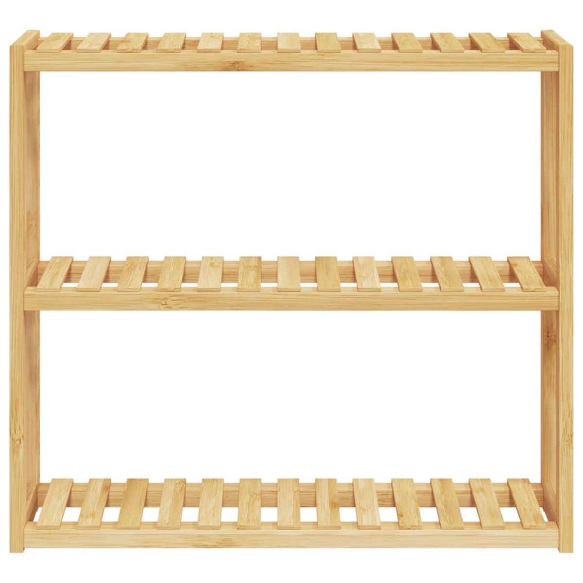 vidaXL Ράφι Μπάνιου 3 Επιπέδων Επιτοίχιο 60x15x54 εκ. από Μπαμπού