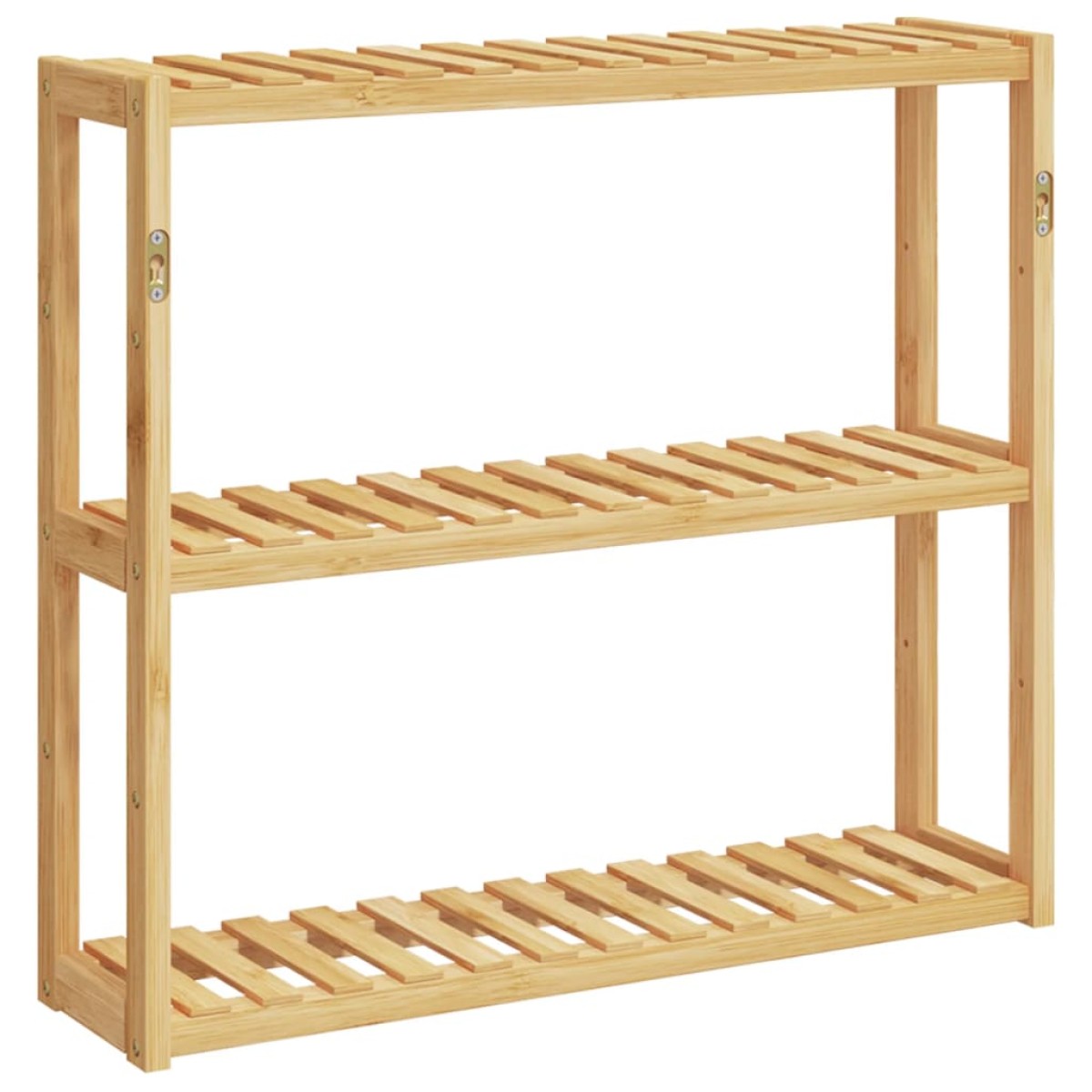 vidaXL Ράφι Μπάνιου 3 Επιπέδων Επιτοίχιο 60x15x54 εκ. από Μπαμπού