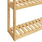 vidaXL Ράφι Μπάνιου 3 Επιπέδων Επιτοίχιο 60x15x54 εκ. από Μπαμπού