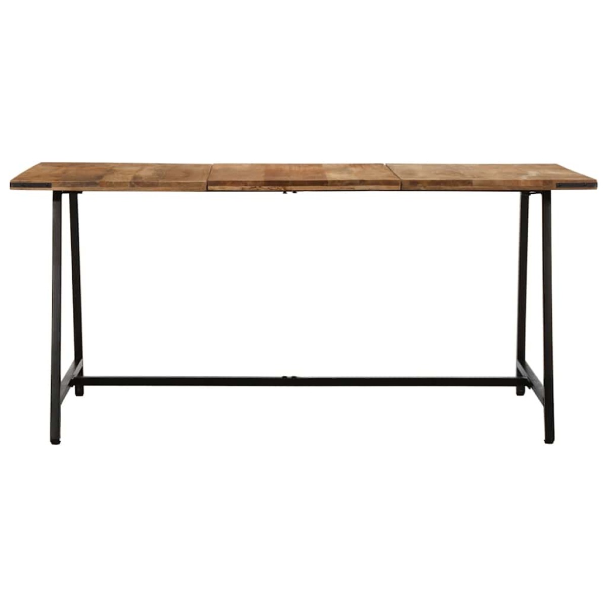 vidaXL Τραπεζαρία 160 x 80 x 75 εκ. από Μασίφ Ξύλο Μάνγκο