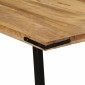 vidaXL Τραπεζαρία 160 x 80 x 75 εκ. από Μασίφ Ξύλο Μάνγκο