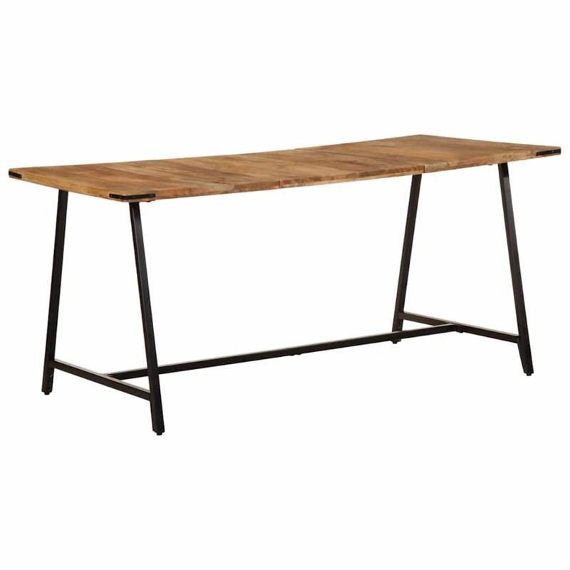 vidaXL Τραπεζαρία 160 x 80 x 75 εκ. από Μασίφ Ξύλο Μάνγκο