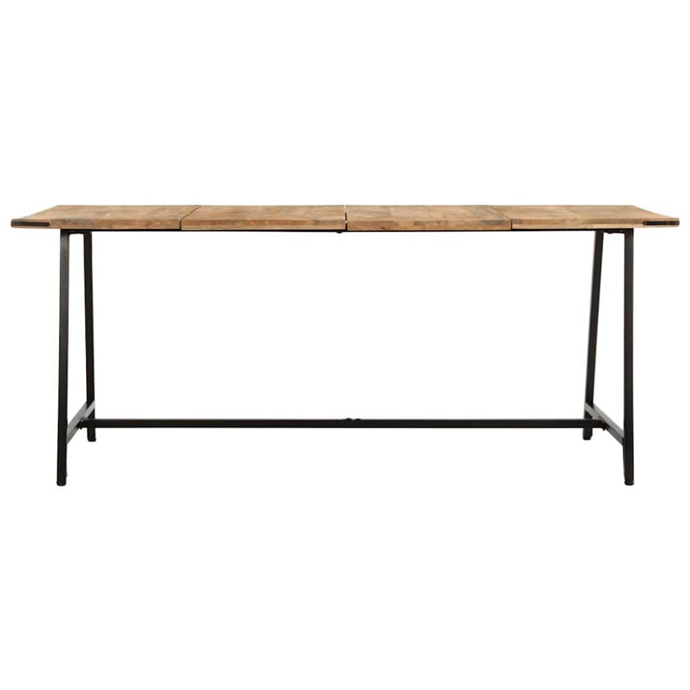 vidaXL Τραπεζαρία 180 x 90 x 75 εκ. από Μασίφ Ξύλο Μάνγκο