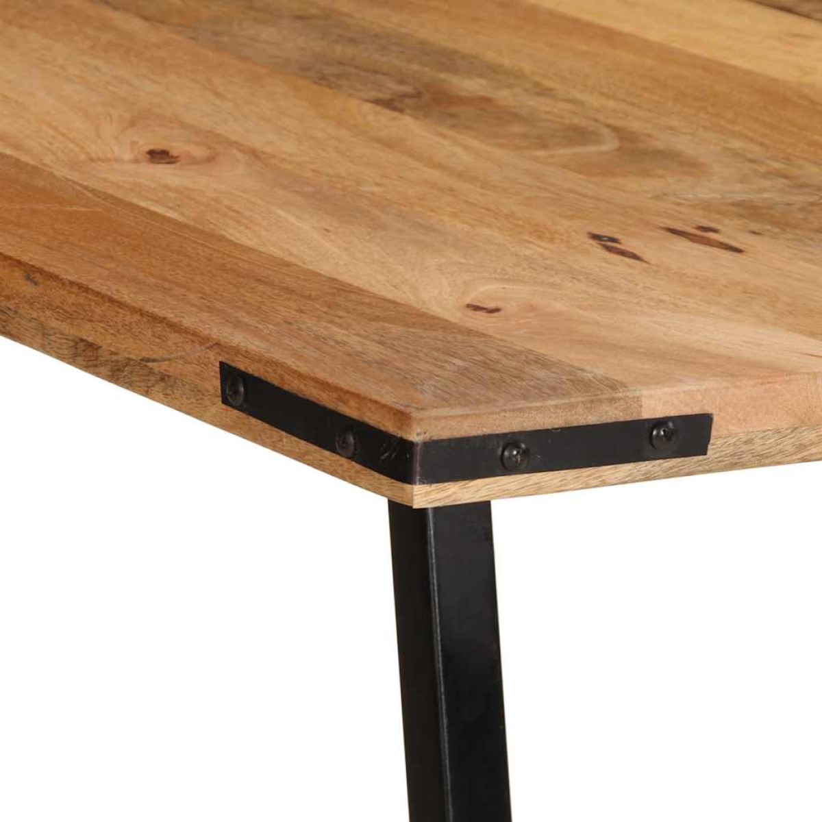 vidaXL Τραπεζαρία 200 x 100 x 75 εκ. από Μασίφ Ξύλο Μάνγκο