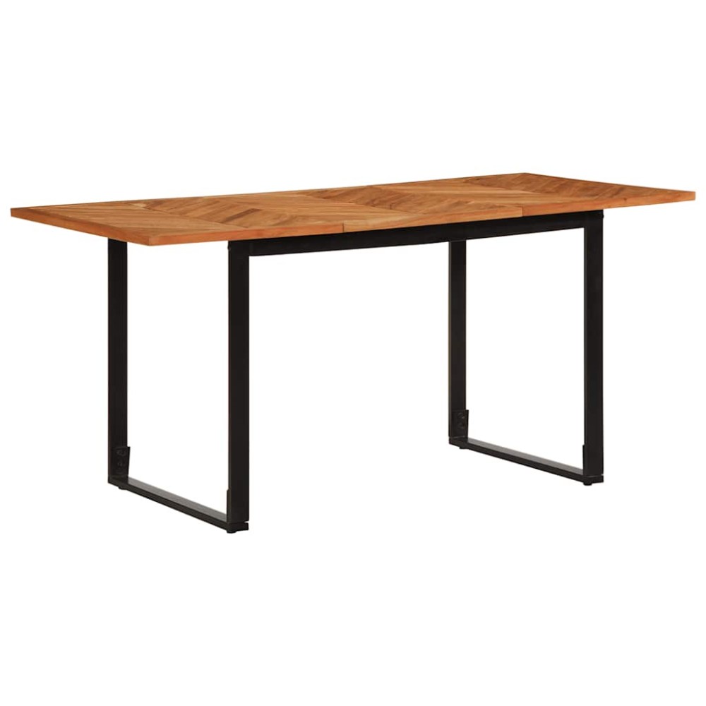 vidaXL Τραπεζαρία 160 x 80 x 75 εκ. από Μασίφ Ξύλο Ακακίας