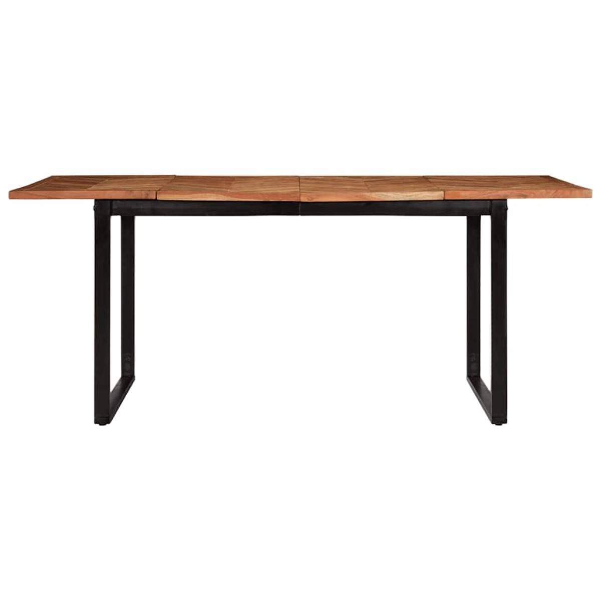 vidaXL Τραπεζαρία Κήπου 180 x 90 x 75 εκ. από Μασίφ Ξύλο Ακακίας
