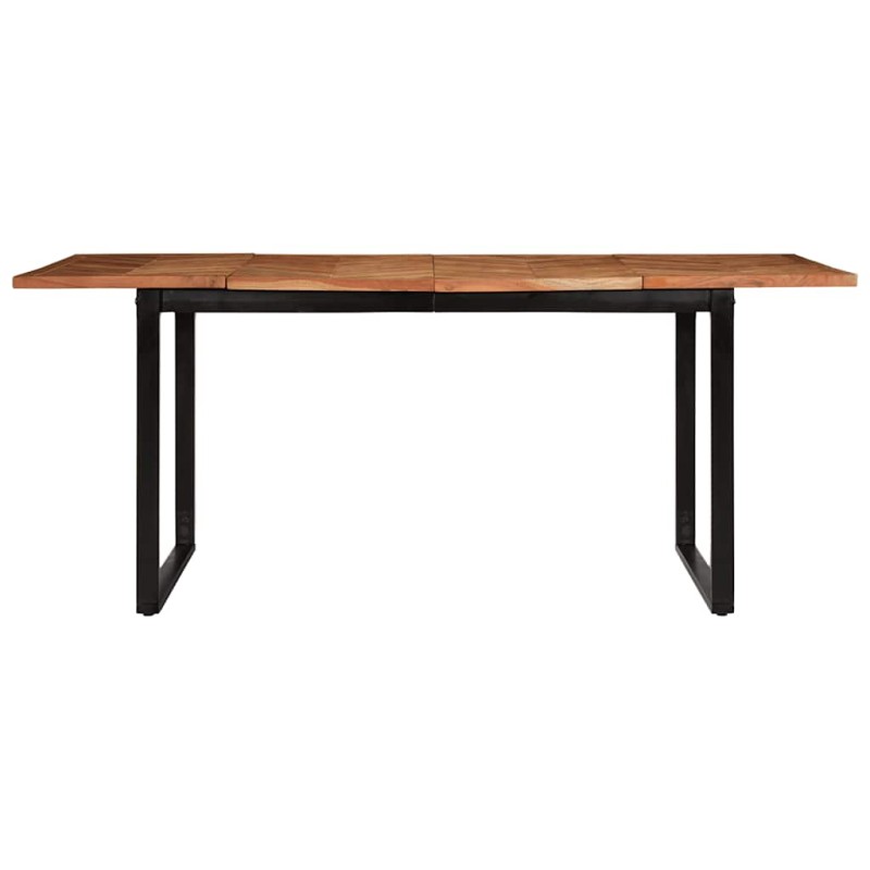 vidaXL Τραπεζαρία Κήπου 180 x 90 x 75 εκ. από Μασίφ Ξύλο Ακακίας