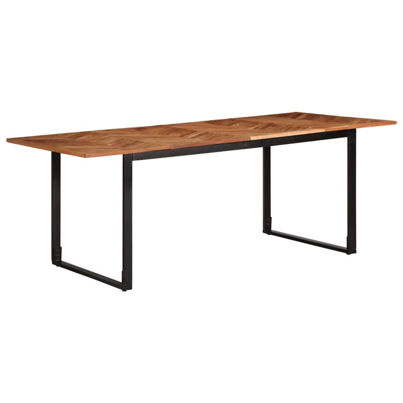 vidaXL Τραπεζαρία 200 x 100 x 75 εκ. από Μασίφ Ξύλο Ακακίας
