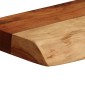 vidaXL Ράφια Τοίχου 2 τεμ. 40x20x3,5 εκ. από Μασίφ Ξύλο Ακακίας