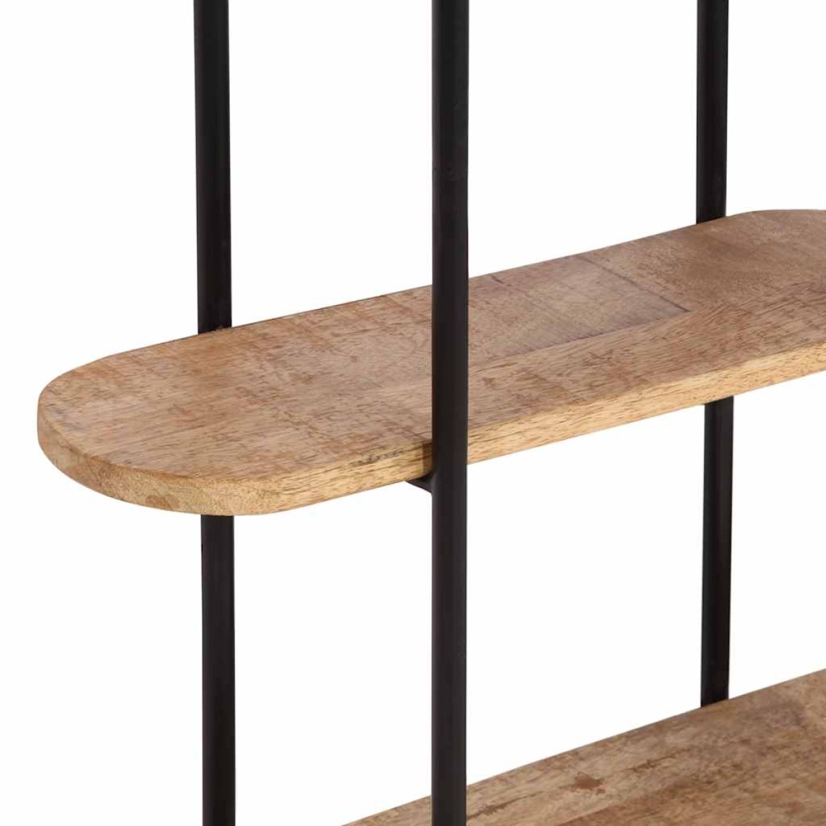 vidaXL Ράφι Τοίχου 90x20x116,5 εκ. από Μασίφ Ακατέργαστο Ξύλο Μάνγκο