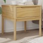 vidaXL Τραπεζάκι FLORO Καφέ 55x55x54 εκ. από Μασίφ Ξύλο Πεύκου