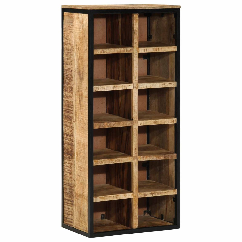 vidaXL Ντουλάπα Παπουτσιών 50 x 30 x 110 εκ Στερεό ξύλο μάνγκο Καφέ