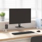 vidaXL Βάση Οθόνης Λευκή 100 x 20 x 8 εκ. από Ψημένο Γυαλί και Μέταλλο