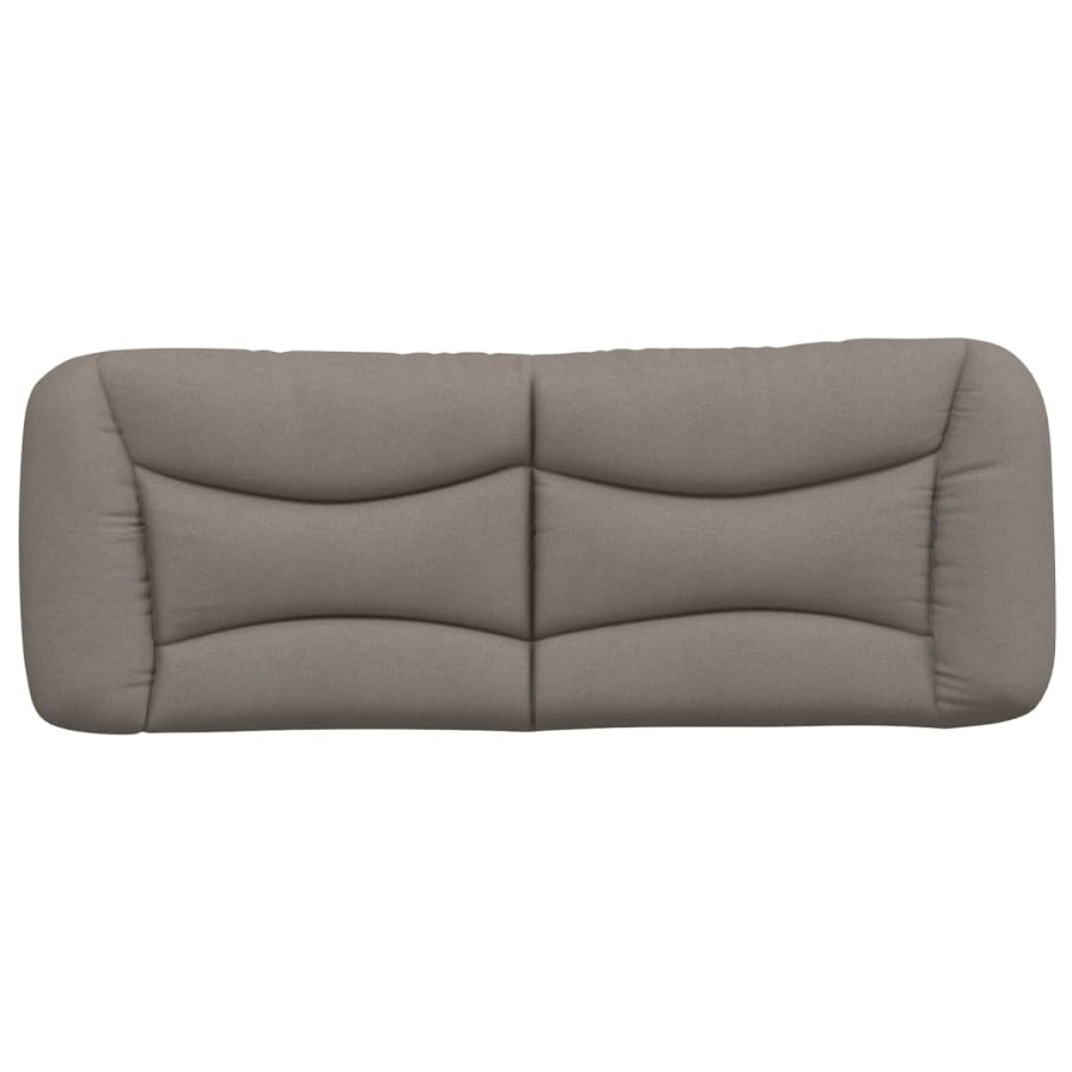 vidaXL Μαξιλάρι για Κεφαλάρι Taupe 120 εκ. Υφασμάτινο