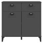vidaXL Μπουφές VIKEN Ανθρακί Γκρι 80x40x80 εκ. από Επεξεργασμένο Ξύλο