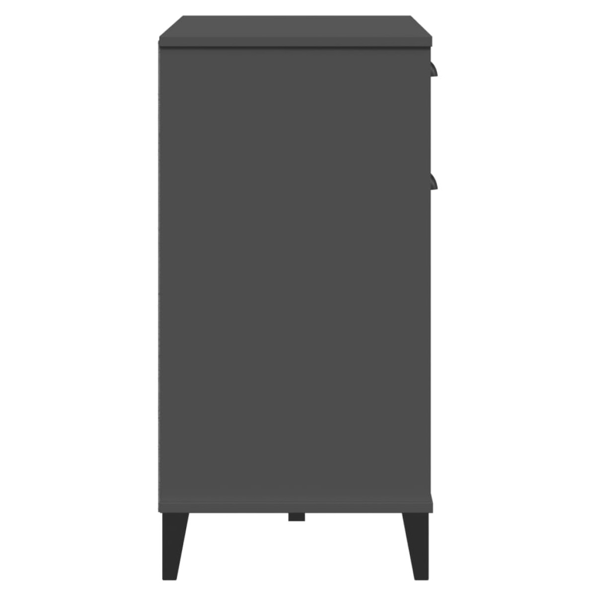 vidaXL Μπουφές VIKEN Ανθρακί Γκρι 80x40x80 εκ. από Επεξεργασμένο Ξύλο