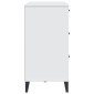 vidaXL Μπουφές VIKEN Λευκός 80 x 40 x 80 εκ. από Επεξεργασμένο Ξύλο