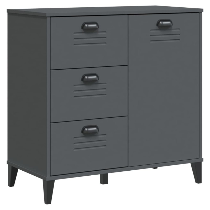 vidaXL Μπουφές VIKEN Ανθρακί Γκρι 80x40x80 εκ. από Επεξεργασμένο Ξύλο