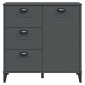 vidaXL Μπουφές VIKEN Ανθρακί Γκρι 80x40x80 εκ. από Επεξεργασμένο Ξύλο