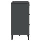 vidaXL Μπουφές VIKEN Ανθρακί Γκρι 80x40x80 εκ. από Επεξεργασμένο Ξύλο