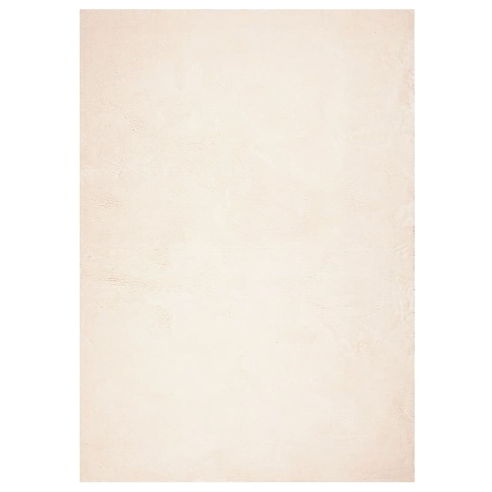 vidaXL Χαλί HUARTE με Κοντό Πέλος Μαλακό/ Πλενόμενο Μπεζ 120 x 170 εκ.