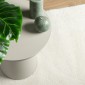 vidaXL Χαλί OVIEDO με Κοντό Πέλος Κρεμ 120 x 120 εκ.