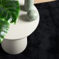 vidaXL Χαλί OVIEDO με Κοντό Πέλος Μαύρο 120 x 120 εκ.