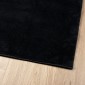 vidaXL Χαλί OVIEDO με Κοντό Πέλος Μαύρο 240 x 240 εκ.