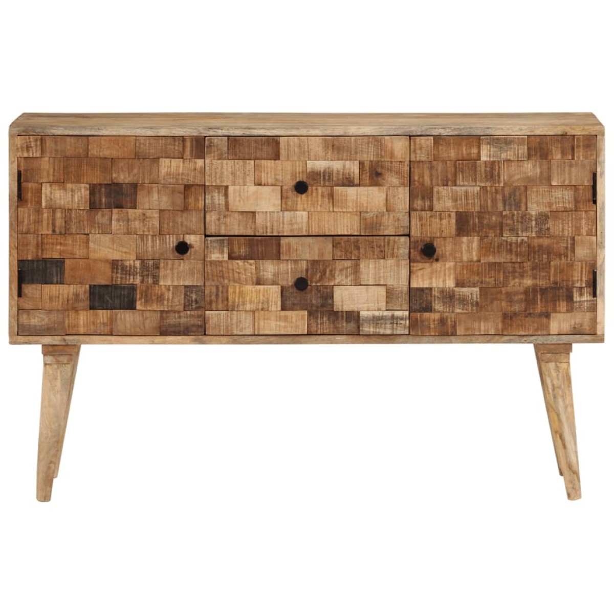 vidaXL Μπουφές 110x30x70 εκ. από Μασίφ Ξύλο Μάνγκο
