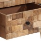 vidaXL Μπουφές 110x30x70 εκ. από Μασίφ Ξύλο Μάνγκο