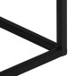 vidaXL Τραπέζι Κονσόλα 110x30x75 εκ. Μασίφ Ακατ. Ξύλο Μάνγκο/Σίδηρο