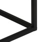 vidaXL Τραπέζι Κονσόλα 110 x 30 x 75 εκ. από Μασίφ Ξύλο Ακακίας/Σίδηρο