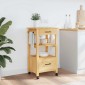 vidaXL Τρόλεϊ Κουζίνας MONZA 48x40x90 εκ. από Μασίφ Ξύλο Πεύκου