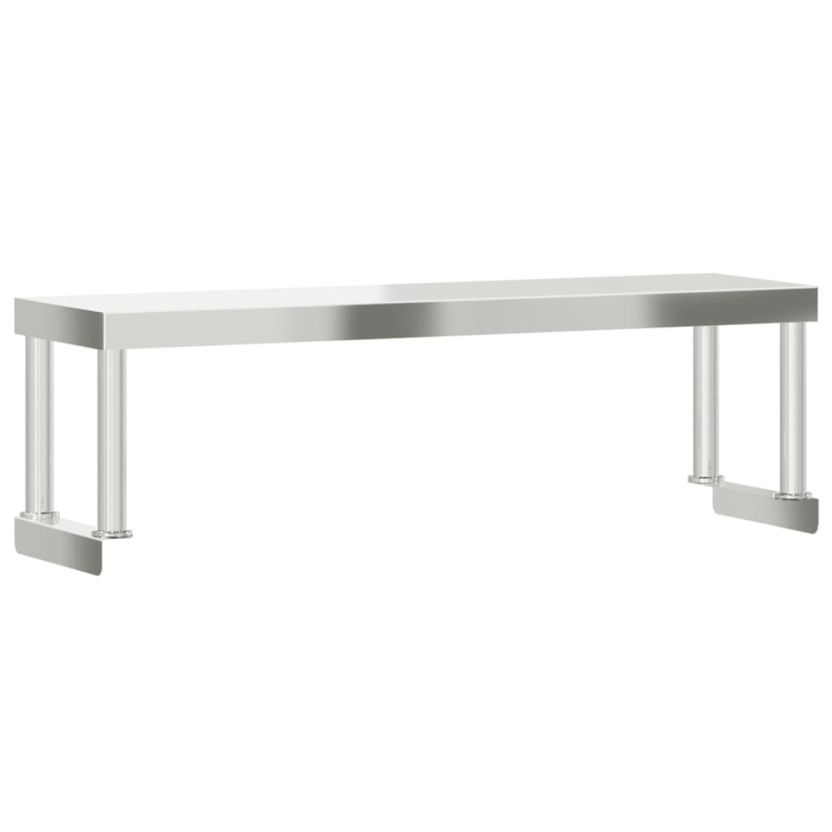 vidaXL Ράφι Επιτραπέζιο για Πάγκο Εργασίας 110x30x35 εκ. Ανοξ. Ατσάλι