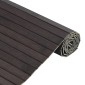 vidaXL Χαλί Ορθογώνιο Σκούρο Καφέ 60x100 εκ. από Μπαμπού