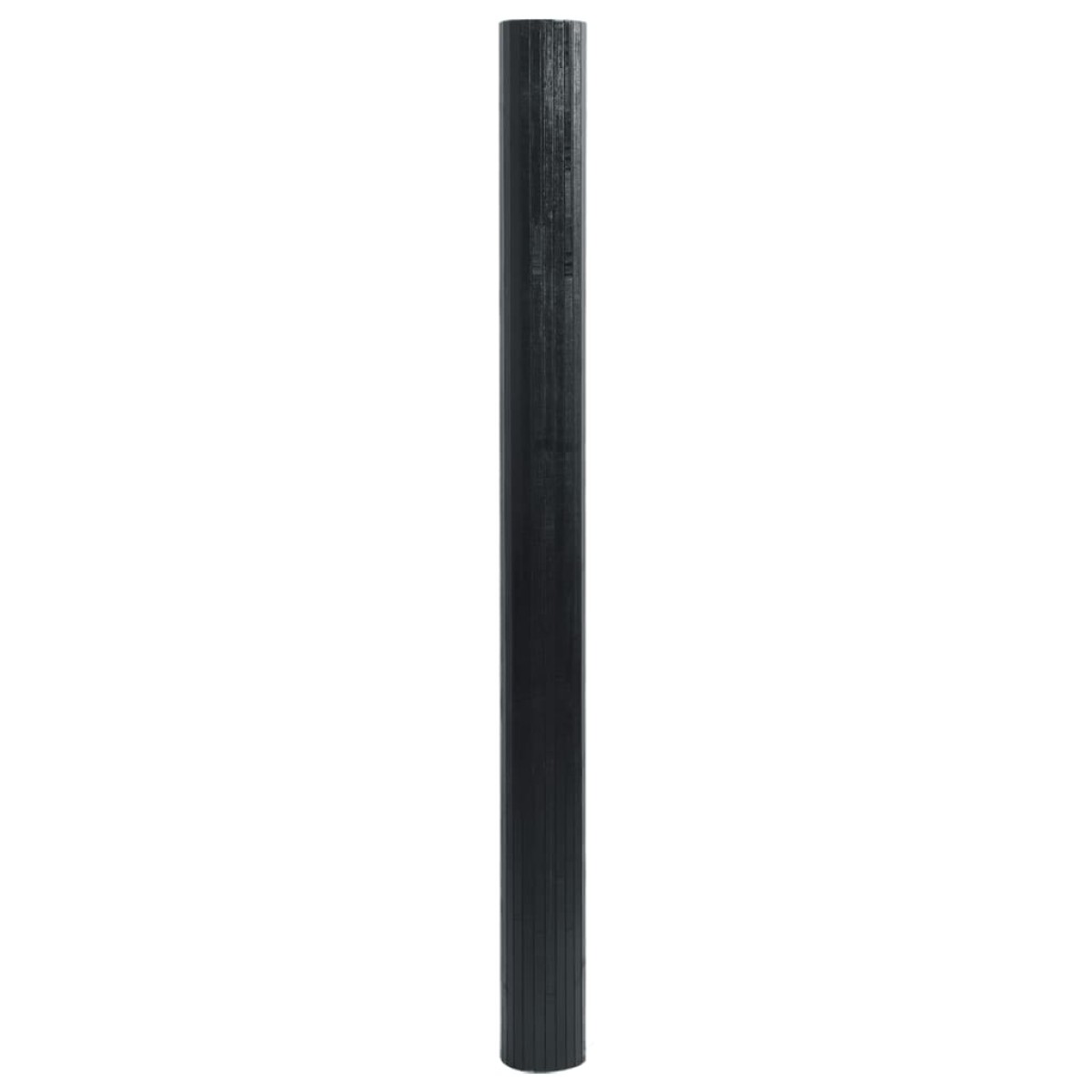 vidaXL Χαλί Ορθογώνιο Μαύρο 60 x 500 εκ. Μπαμπού