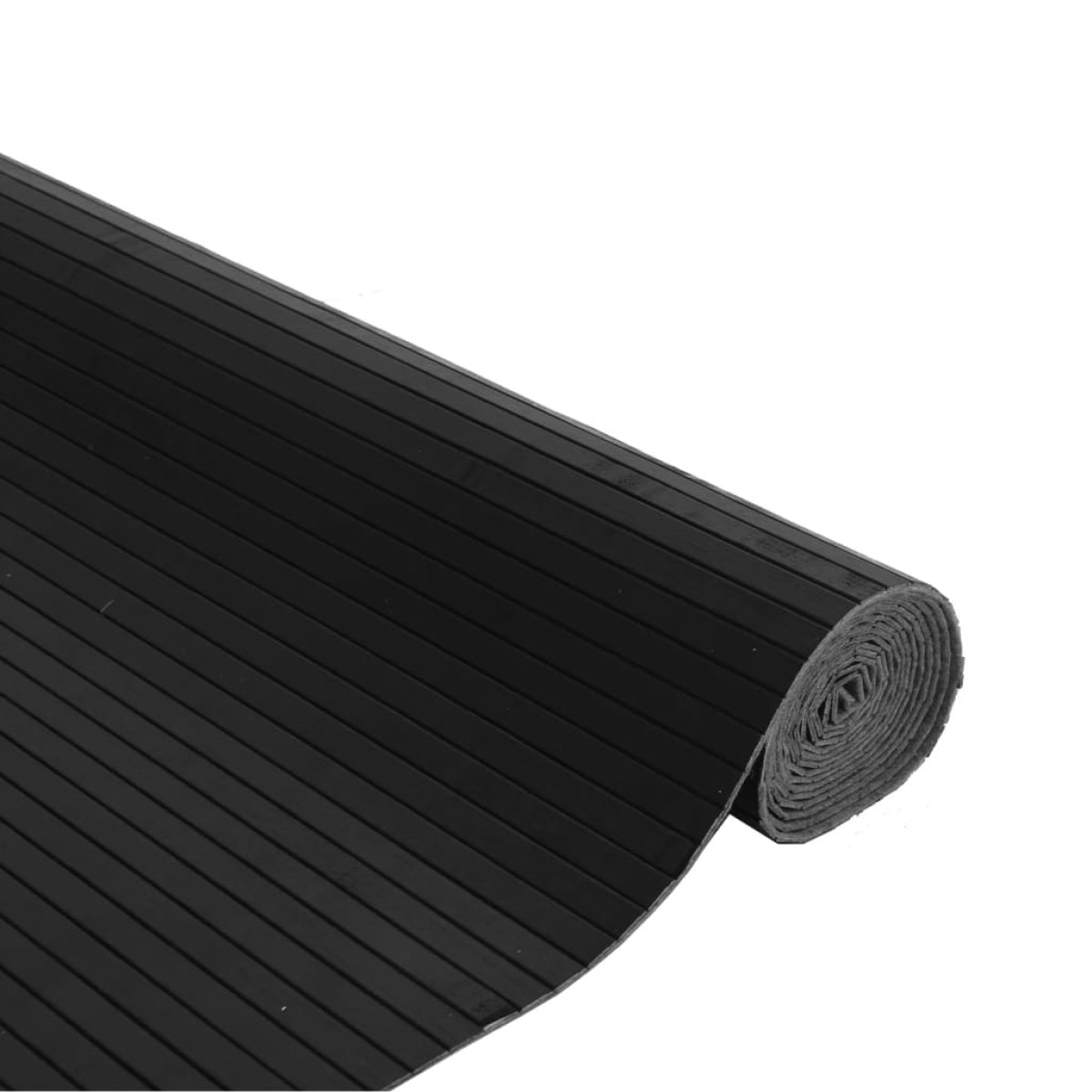 vidaXL Χαλί Ορθογώνιο Μαύρο 80 x 200 εκ. Μπαμπού