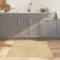 vidaXL Χαλί Ορθογώνιο Ανοιχτόχρωμο Φυσικό 100x100 εκ. από Μπαμπού