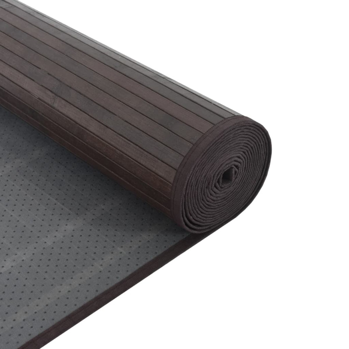 vidaXL Χαλί Ορθογώνιο Σκούρο Καφέ 60 x 200 εκ. από Μπαμπού