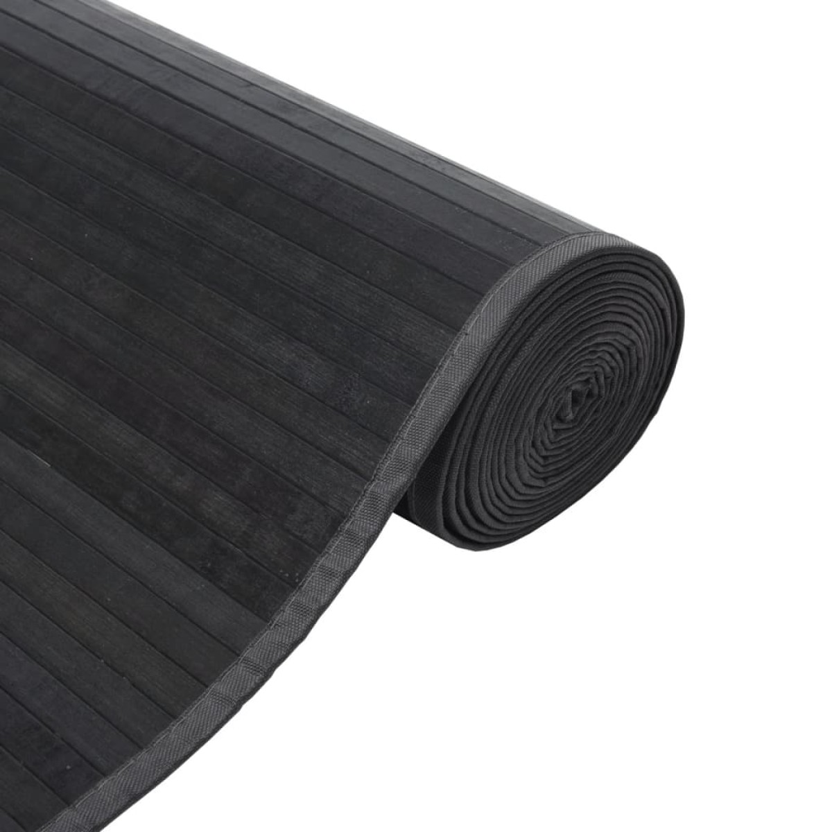 vidaXL Χαλί Ορθογώνιο Γκρι 70 x 400 εκ. Μπαμπού