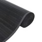 vidaXL Χαλί Ορθογώνιο Γκρι 70 x 1000 εκ. Μπαμπού