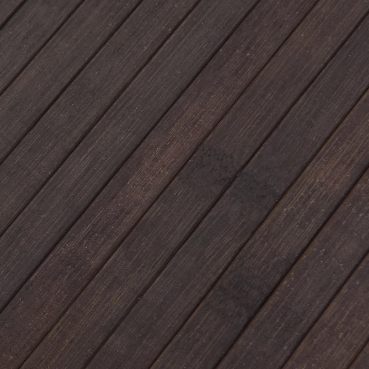vidaXL Χαλί Ορθογώνιο Σκούρο Καφέ 80 x 300 εκ. Μπαμπού