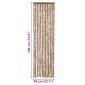 vidaXL Σήτα Εντόμων Μπεζ/ Σκούρο Καφέ 56x185 εκ. από Σενίλ