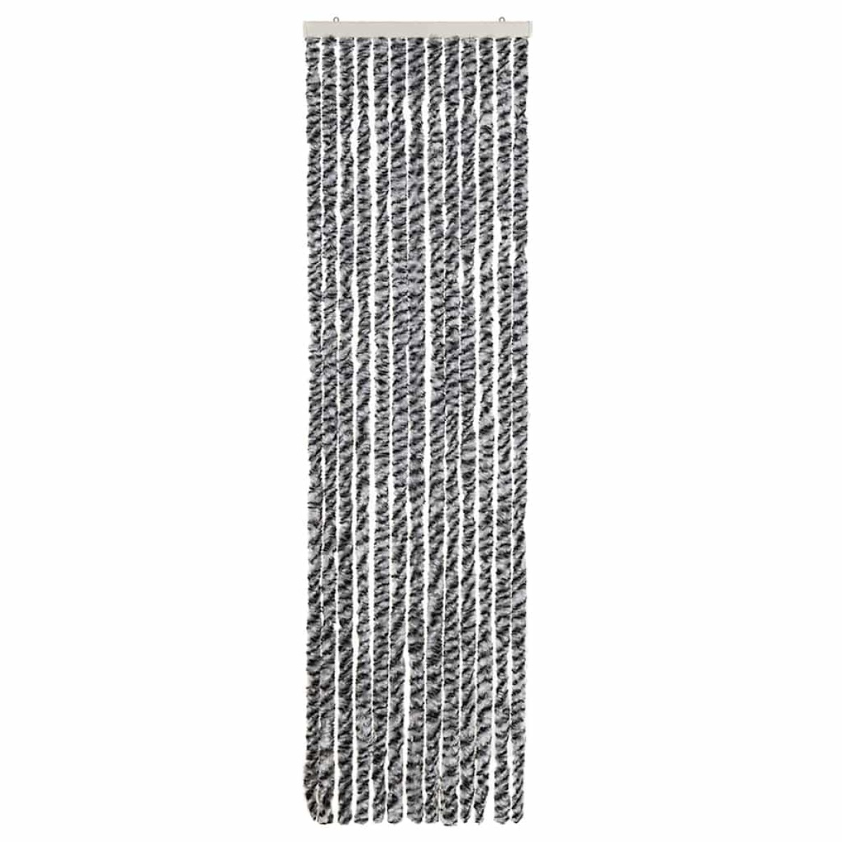 vidaXL Σήτα Εντόμων Γκρι/Μαύρη/Λευκή 56x200 εκ. από Σενίλ